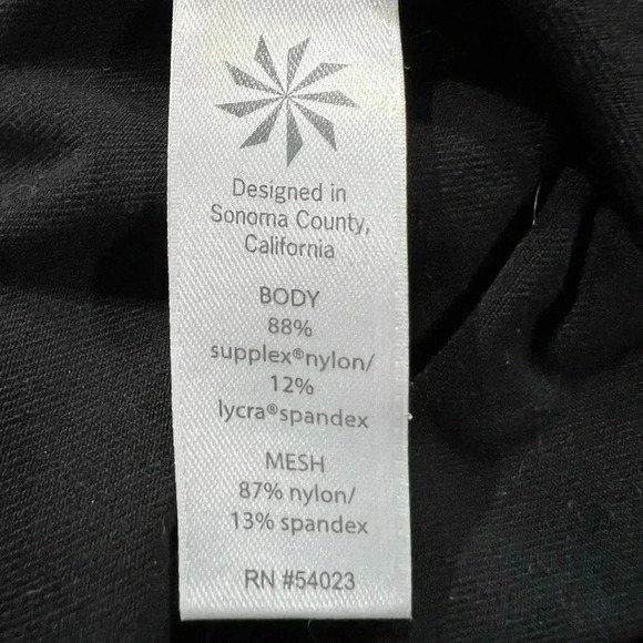 Athleta Black Leggings With Zipper on the Leg Size M - Picture 4 of 5